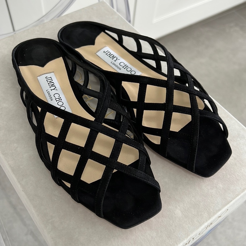 Jimmy Choo Sai Flat Black 36